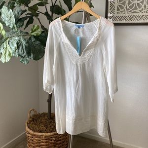 Soltaire Swim | Sheer beach cover up